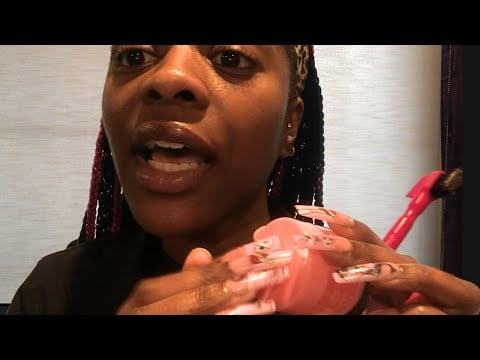 ASMR 💆🏾‍♀️ Braids & Twists Natural Hair Salon RP (tapping with nails)