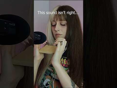 ASMR 💗 this isn't what wood sounds like... #asmr #woodasmr #wrongasmr #funnyasmr