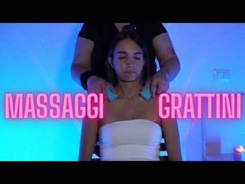 ASMR ITA🔥✨Coccole in blu per una nuova modella 💙