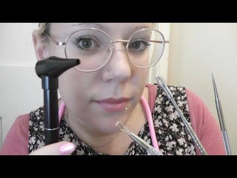 ASMR EAR CLEANING EXAMINATION AND PORE EXTRACTION ROLEPLAY | CONSULTATION