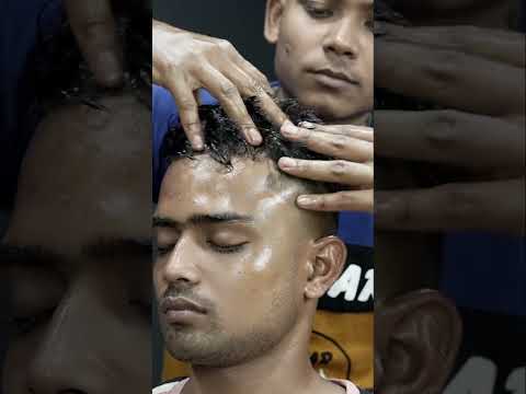 Very Satisfying Head Scratching Massage And Neck Cracking ASMR#shorts