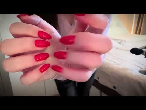 ASMR Sleep Aid: Nail Tapping & Denim Scratching Sounds