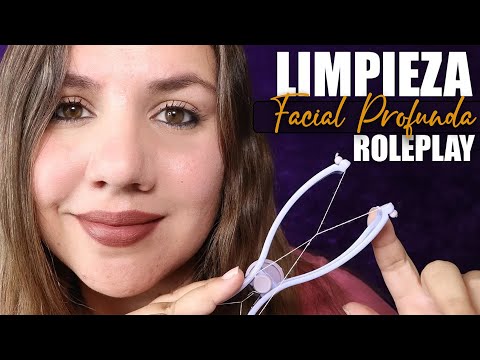 Limpieza 🙌 RELAJANTE y EFECTIVA 🙌 Para tu CARITA Roleplay | ASMR en Español