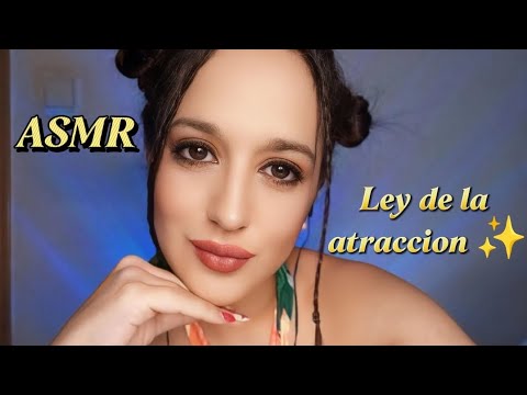 ASMR meditación LEY DE LA ATRACCIÓN 🧲✨