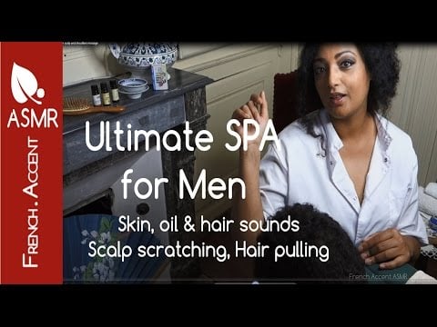 Ultimate ASMR [french accent] Spa HOW TO scalp massage * Brushing * hair sounds * scratching