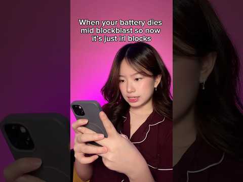 when your battery dies midgame #blockblast #asmr