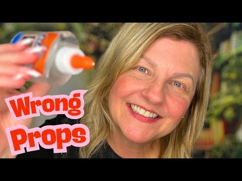 ASMR | ⚡ Fast Makeup Application with Wrong Props ft. Close Up Personal Attention & Long Nails ⚡