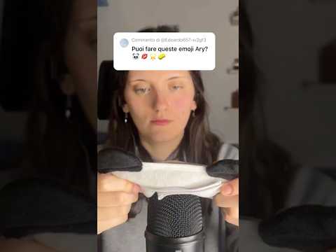 Emoji Challenge ASMR 😴 #asmr #shorts #emoji #emojichallenge