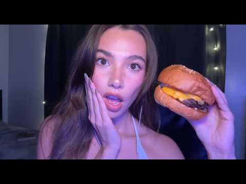 ASMR ~ EATING THE BEST BURGER IN TORONTO + life update