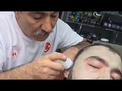YOUR ASMR SLEEP FRIEND MUNUR ONKAN .HAIR AND BEARD TRIMMING, BACK AND SEAT MASSAGE AND SKIN CARE