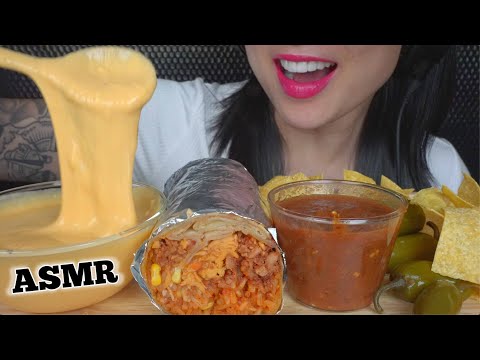 ASMR BURRITO CHEESE SAUCE *SO GOOD (EATING SOUNDS) NO TALKING | SAS-ASMR