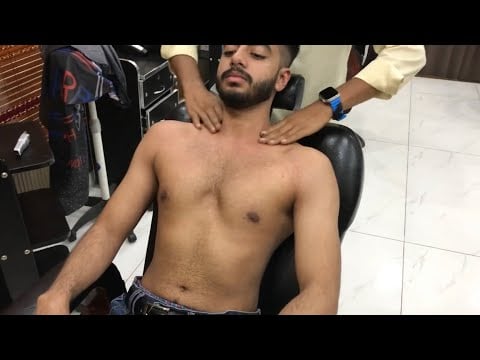 ASMR SOOTHING Chest & Belly Deep Relaxation Massage 💈