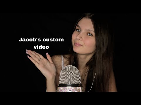 ASMR Gummy bear mic cover and fidget toys!! Jacob’s custom video