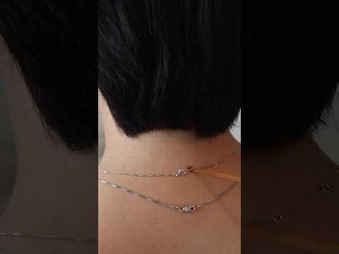 ASMR tingly nape of neck tracing + jewelry sounds #asmr