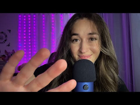 ASMR Clicky Whisper Mouth Sounds & Fast Hand Movements 👋🏼 | Postitive Affirmations