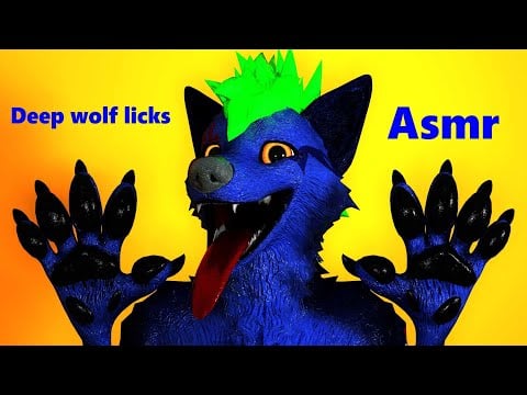 Deep wolf ear licks~ Furry asmr