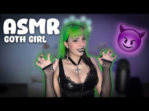 Your Goth Crush Takes Care of You 🖤 ASMR Soft Whispering & Personal Attention