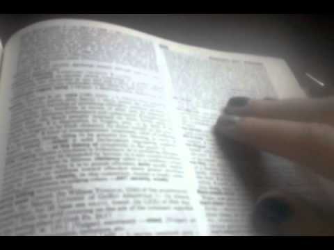 ASMR Dictionary reading - meridian