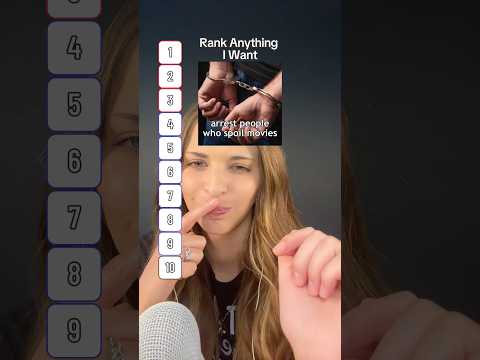 ASMR - Ranking Anything I Want✨
