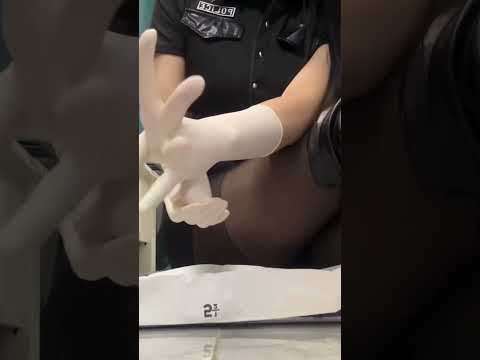ASMR Glove Sounds 🤍 | Relaxing Tingly Triggers #asmrshorts  #heelsasmr #glovessounds #asmrgloves