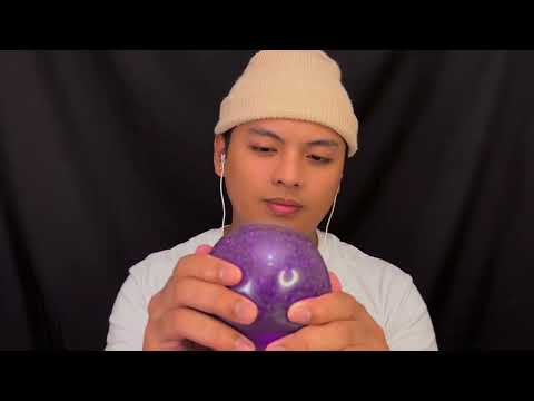 ASMR Squeezing Huge Stress Ball (NO TALKING)