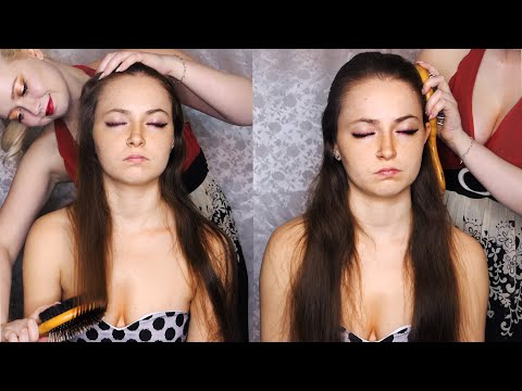 Gorgeous Long Hair Brushing ASMR Fair & Lauren, Ultra Relaxing, Scalp Massage, Gentle Whispers