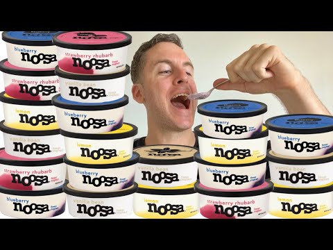 ASMR MUKBANG, Creamy Noosa Yogurt