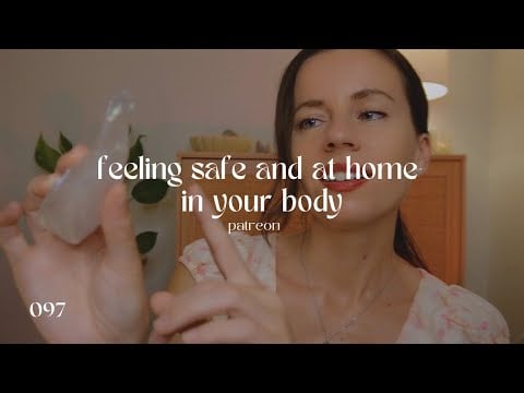 ASMR REIKI 🪽 feeling safe and at home in your body - energy cleanse for deep sleep