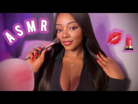 ASMR | Soft & Clicky Whisper Ramble 🤍 While I Do My Makeup 💄 Random Topics + Kisses 💋