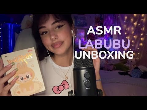 ASMR LABUBU UNBOXING 🤍 (TRENDY)