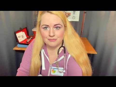 Female doctor ASMR role play 👩‍⚕️🩺🩻 RE-UPLOAD