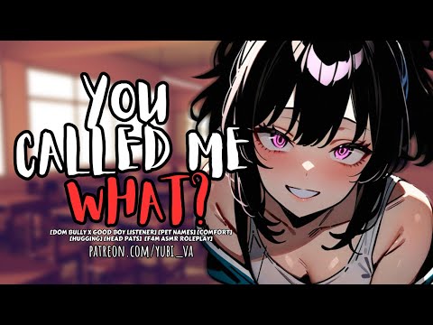 [F4M] Accidentally Calling Your Bully "Mommy" [good boy listener x dommy bully]ASMR Roleplay
