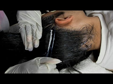ASMR Upclose Relaxing Scalp Mask Application for sleep 😴 | allZOOMED ~  soft whispers