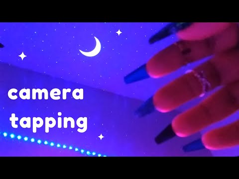 ASMR Lo-Fi Camera Tapping (Long Nails) and Hand Movements - No Talking