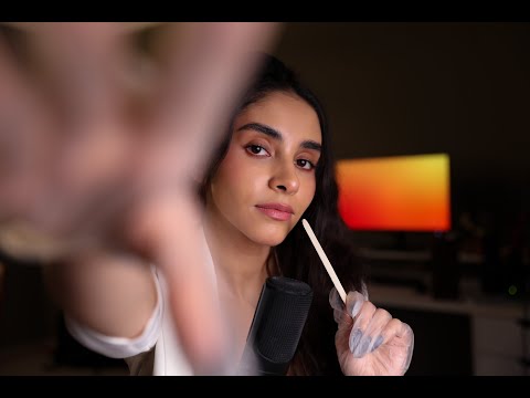 ASMR | ای اس ام آر رول پلی پزشکی میخوام پوستت رو چک کنم