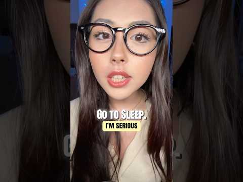 ASMR go to sleep. I’m serious this time #asmr