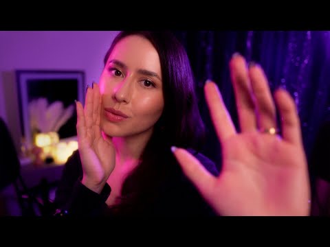 ASMR Hand Movements & Intense Mouth Sounds 🖐😴 Traveling sound, Spiral, Jellyfish, Plucking ...