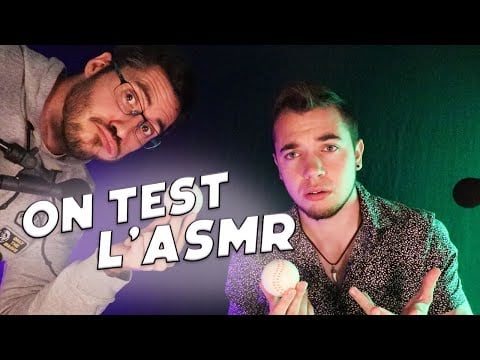 ASMR : ON TEST POUR LA 1ER FOIS l'ASMR AVEC @ASMinotauR