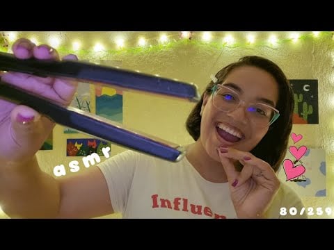 ASMR FAZENDO CHAPINHA NO SEU CABELO 💆🏽‍♀️💖