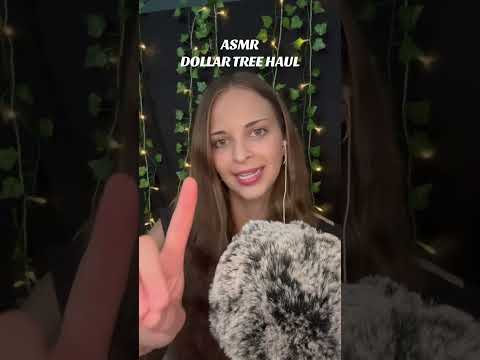ASMR 💵 Dollar Tree Haul! Tapping & Over-Explaining My Finds #shorts