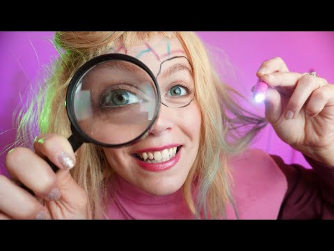 ASMR WEIRD BARBIE DOES A CRANIAL NERVE EXAM ON YOU