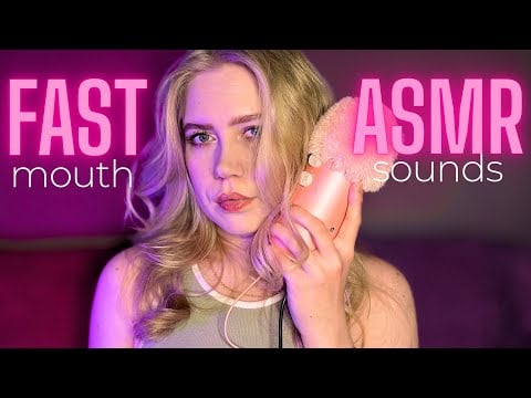 ASMR 🎧 fast mouth sounds | aggressive sounds | #asmrminuha #asmr 