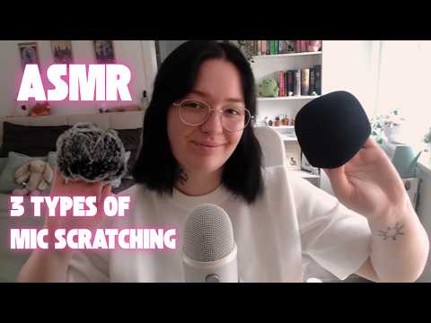 ASMR 3 Types of Mic Scratching & Tongue Clicking | no talking