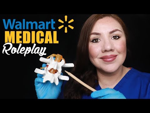 ASMR Walmart Walk In Clinic Medical Exam Roleplay