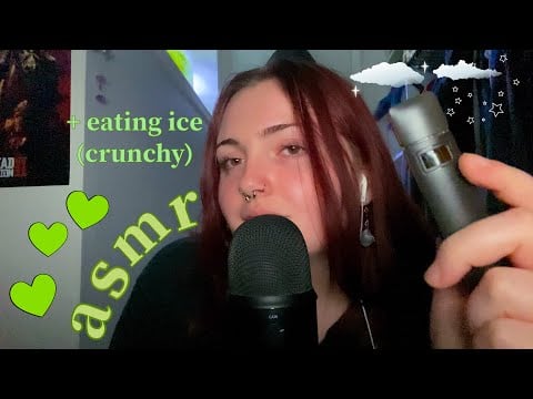 ASMR VAPING 🍃+ EATING ICE (with tapping, scratching, crinkles + more!!)