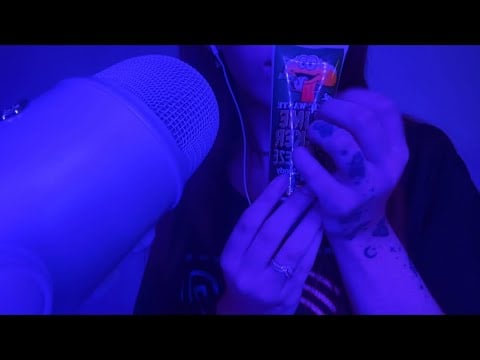 Asmr mouth sounds, sticky slime licker sounds (No Talking)