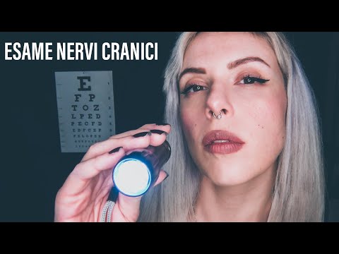 Esame dei nervi cranici: test della vista, dell'olfatto e dell'udito (ASMR roleplay)