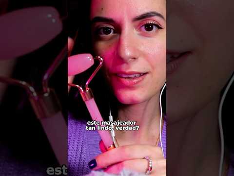 TE HAGO UN MASAJE FACIAL *ULTRA RELAJANTE* 🫠 #asmr #shorts