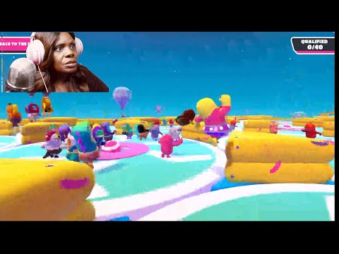 DIZZY HIGHTS FALL GUYS GAMEPLAY ASMR CHEWING GUM