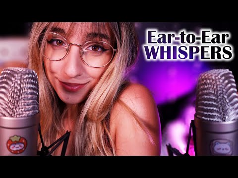 ASMR | Ear-to-Ear Pure Whispers With NO Intentional Mouth Sounds! 💖